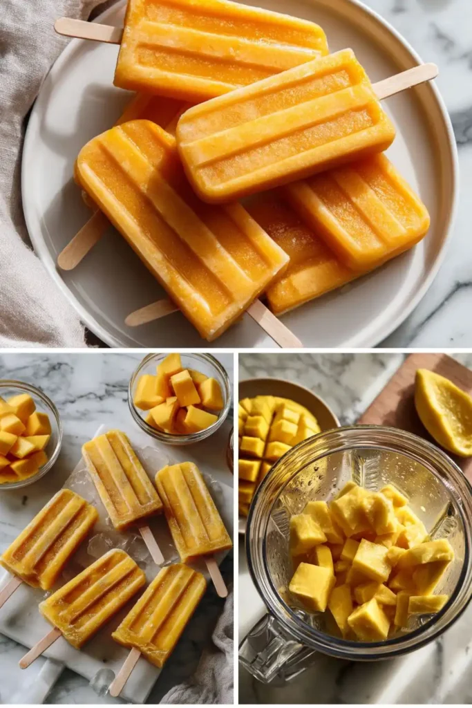 Pioneer Woman Mango Popsicles