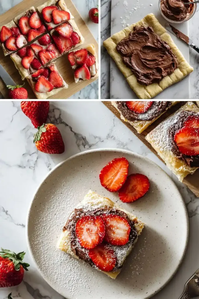 Pioneer Woman Strawberry Nutella Puff Pastry