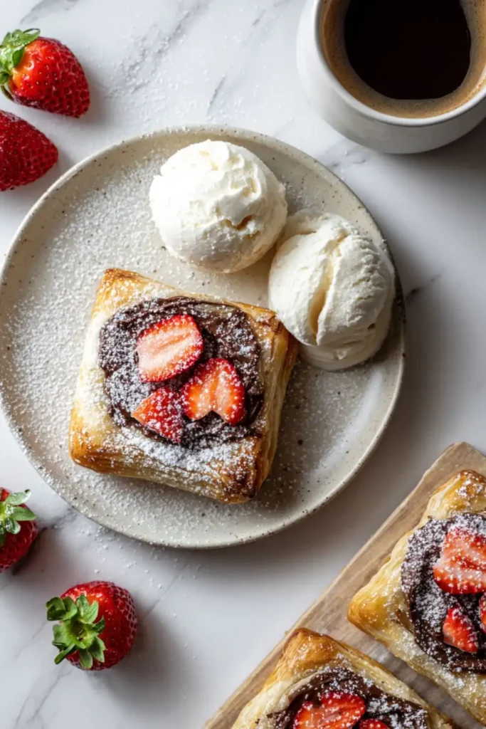Pioneer Woman Strawberry Nutella Puff Pastry