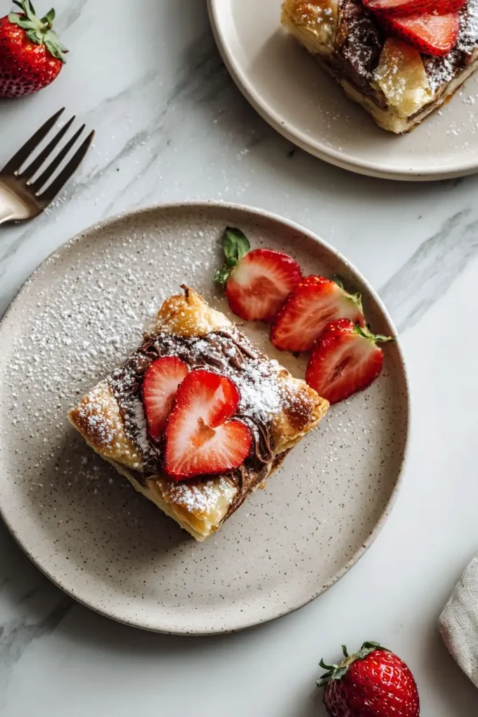 Pioneer Woman Strawberry Nutella Puff Pastry