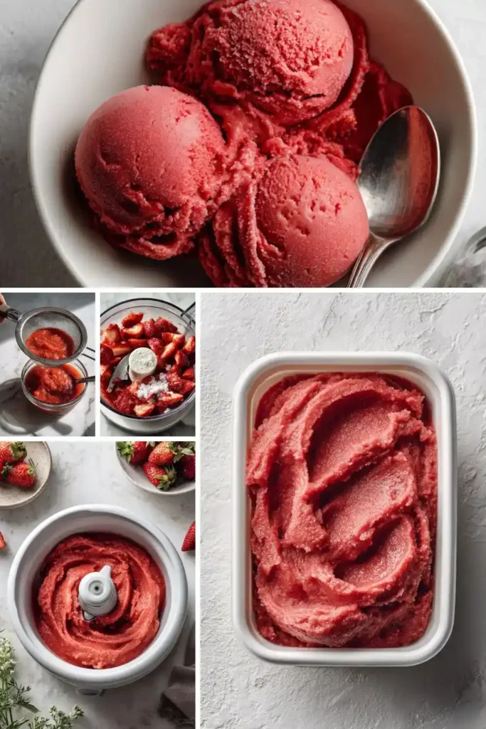 Pioneer Woman Strawberry Sorbet