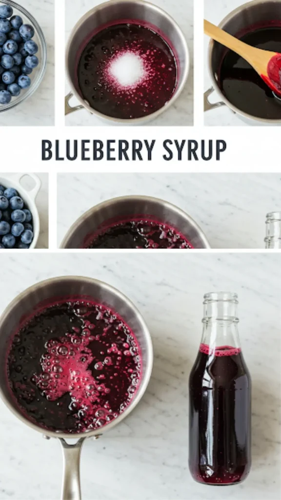 Pioneer Woman 2-Ingredient Blueberry Syrup