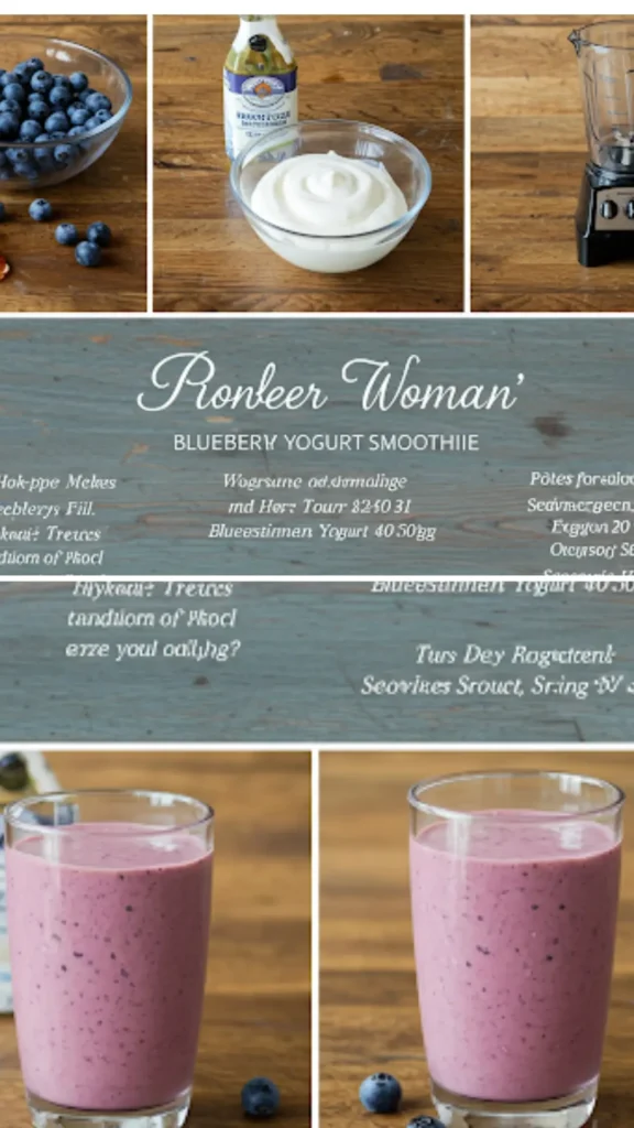 Pioneer Woman Blueberry Yogurt Smoothie