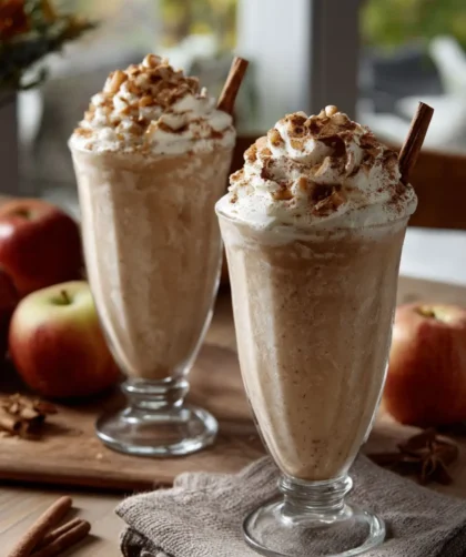 Pioneer Woman Apple Cider Milkshakes
