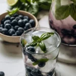 Pioneer Woman Blueberry Basil Limeade