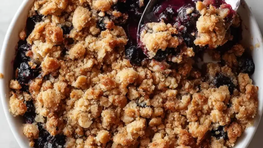 Pioneer Woman Blueberry Crumble