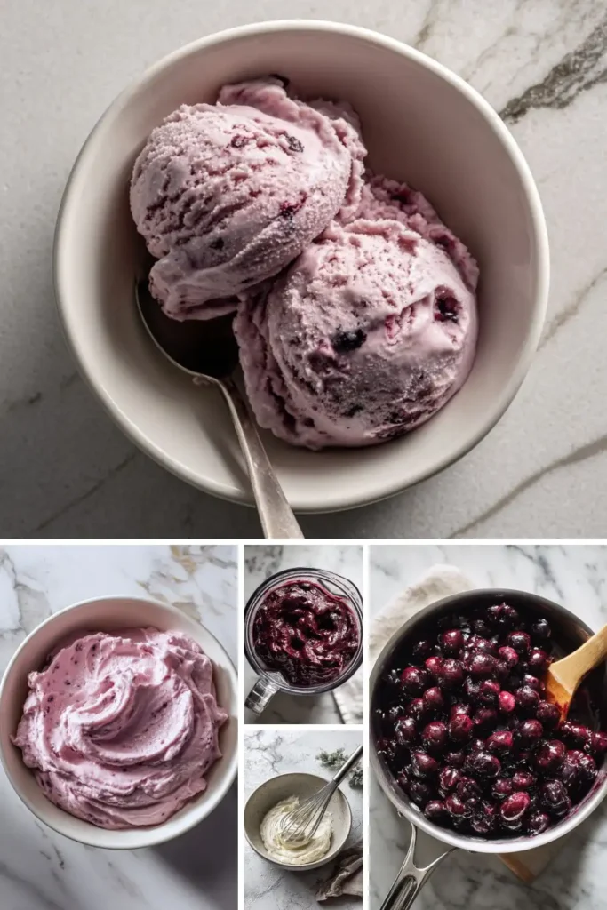 Pioneer Woman Blueberry Ice Cream