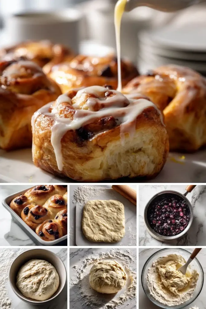 Pioneer Woman Blueberry Lemon Sweet Rolls