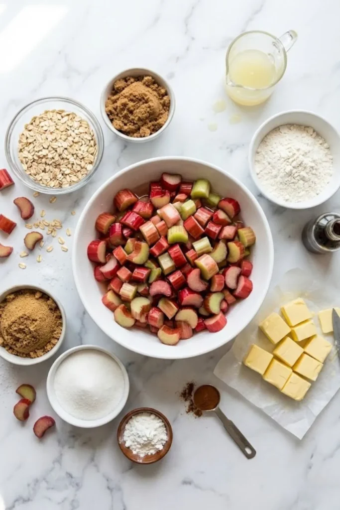 Pioneer Woman Rhubarb Crisp