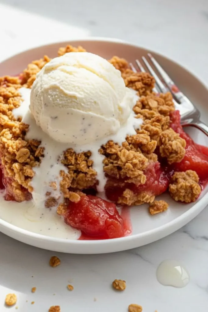 Pioneer Woman Rhubarb Crisp