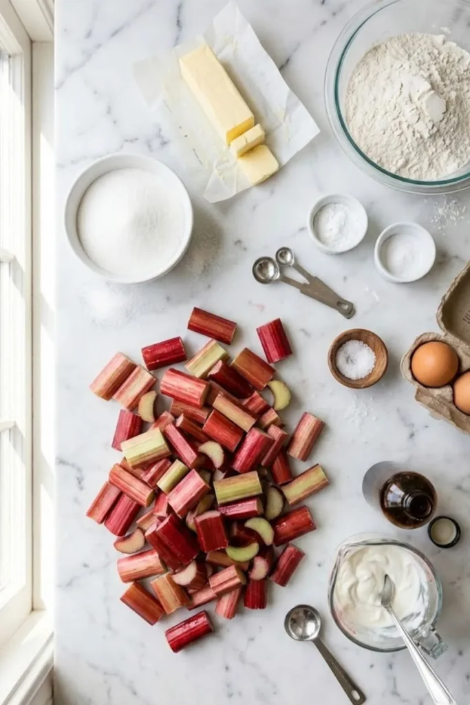 Pioneer Woman Rhubarb Upside-Down Cake
