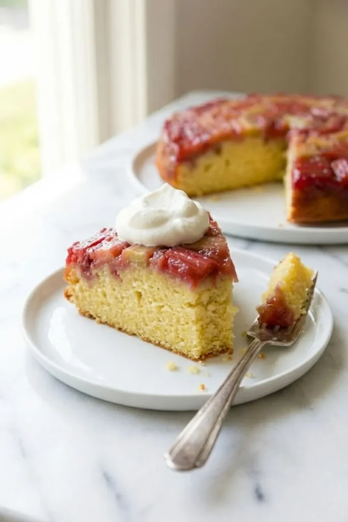 Pioneer Woman Rhubarb Upside-Down Cake