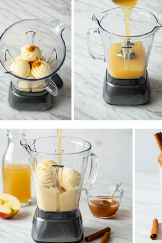 Pioneer Woman Apple Cider Milkshakes