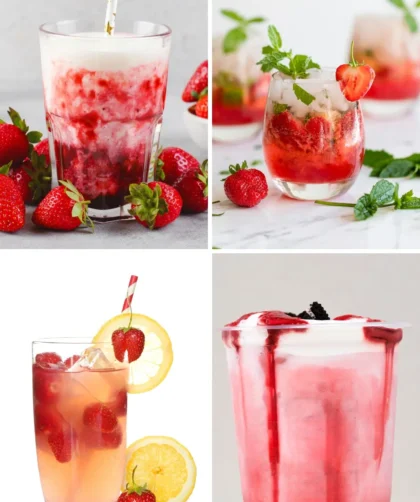 6 Top Strawberry Drinks Recipes