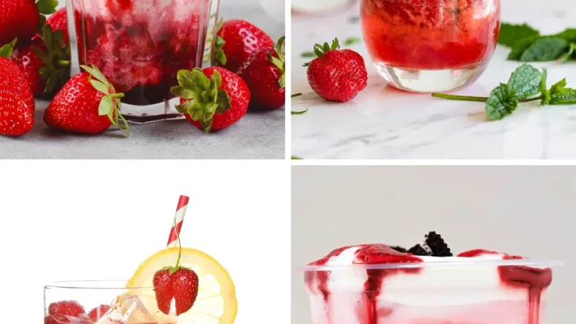 6 Top Strawberry Drinks Recipes