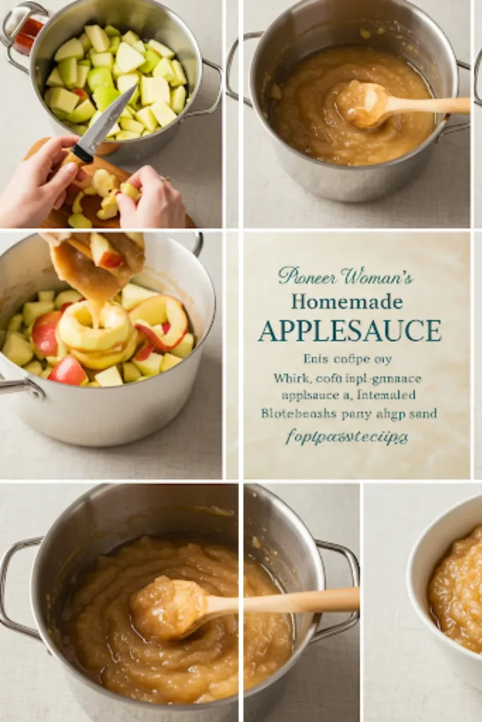 Pioneer Woman Homemade Applesauce