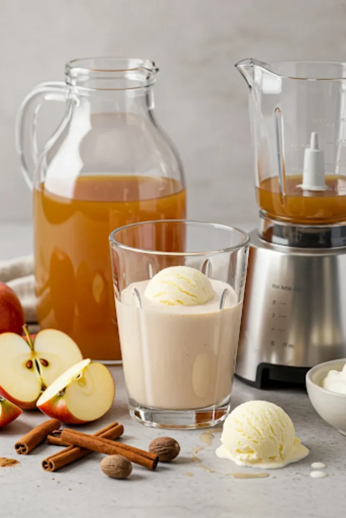 Pioneer Woman Apple Cider Milkshakes