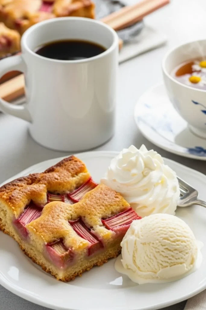 Rhubarb Bars