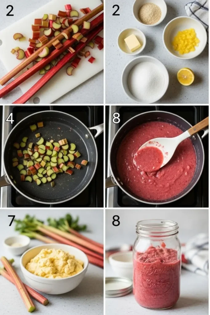 Simple Rhubarb Butter