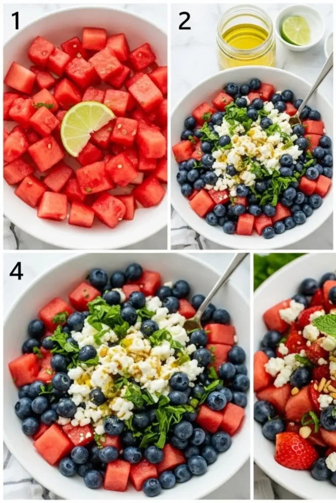 Watermelon-Blueberry Salad