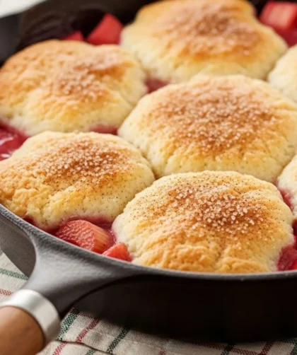 Pioneer Woman Rhubarb Cobbler