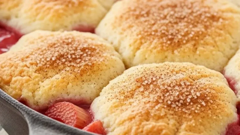 Pioneer Woman Rhubarb Cobbler