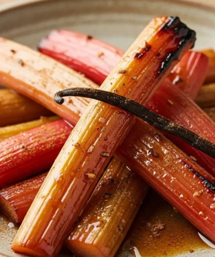 Sweet Roasted Rhubarb