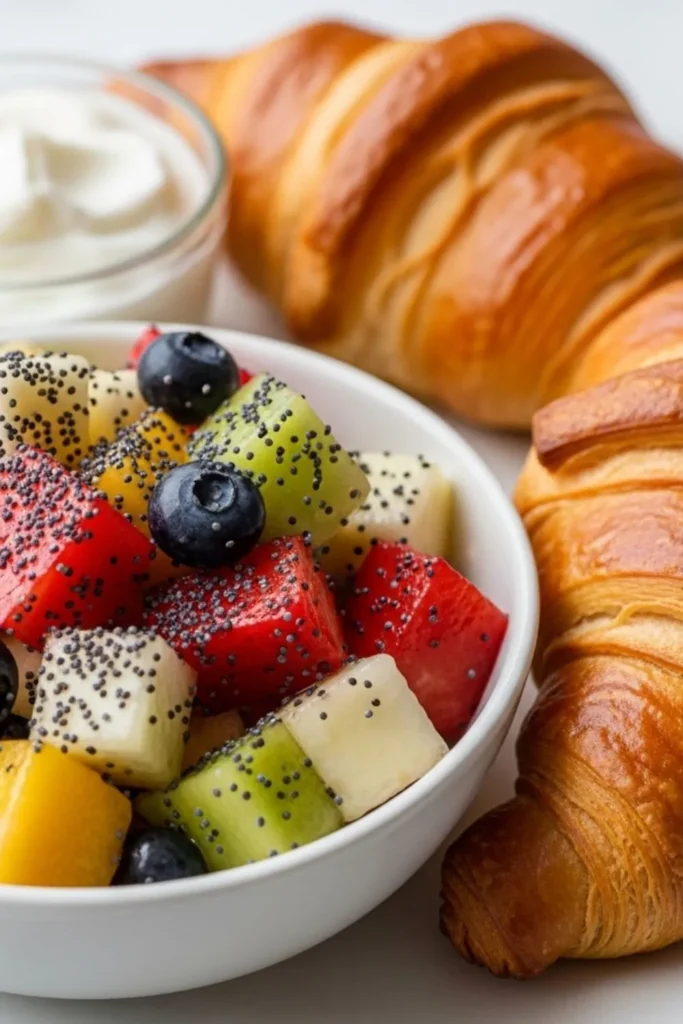 Honey Poppy Seed Fruit Salad