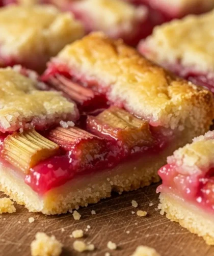 Rhubarb Bars