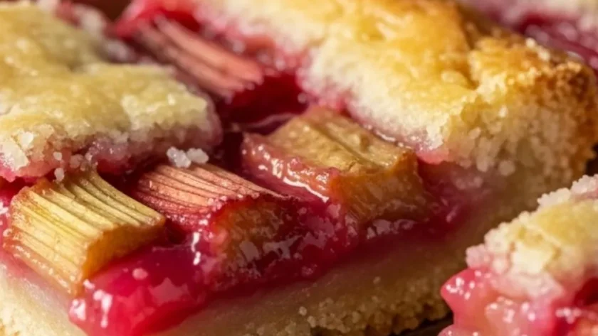 Rhubarb Bars