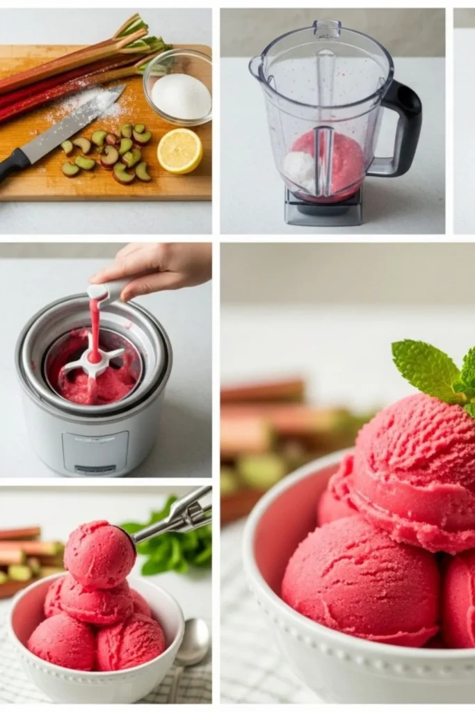 Rhubarb Sorbet