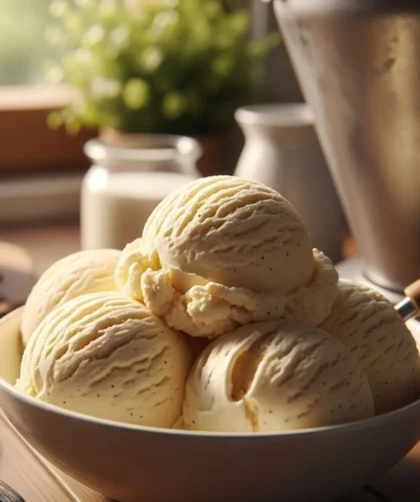 Homemade Vanilla Ice Cream