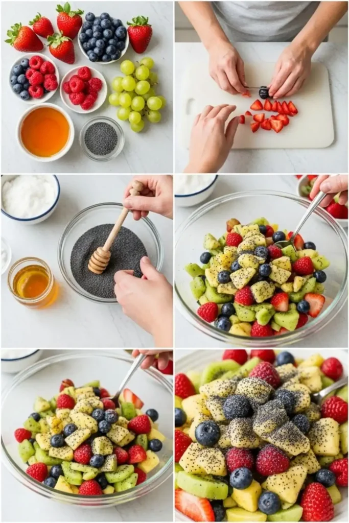 Honey Poppy Seed Fruit Salad
