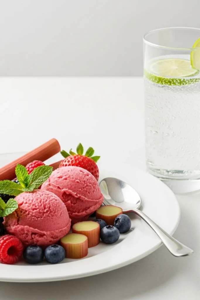 Rhubarb Sorbet