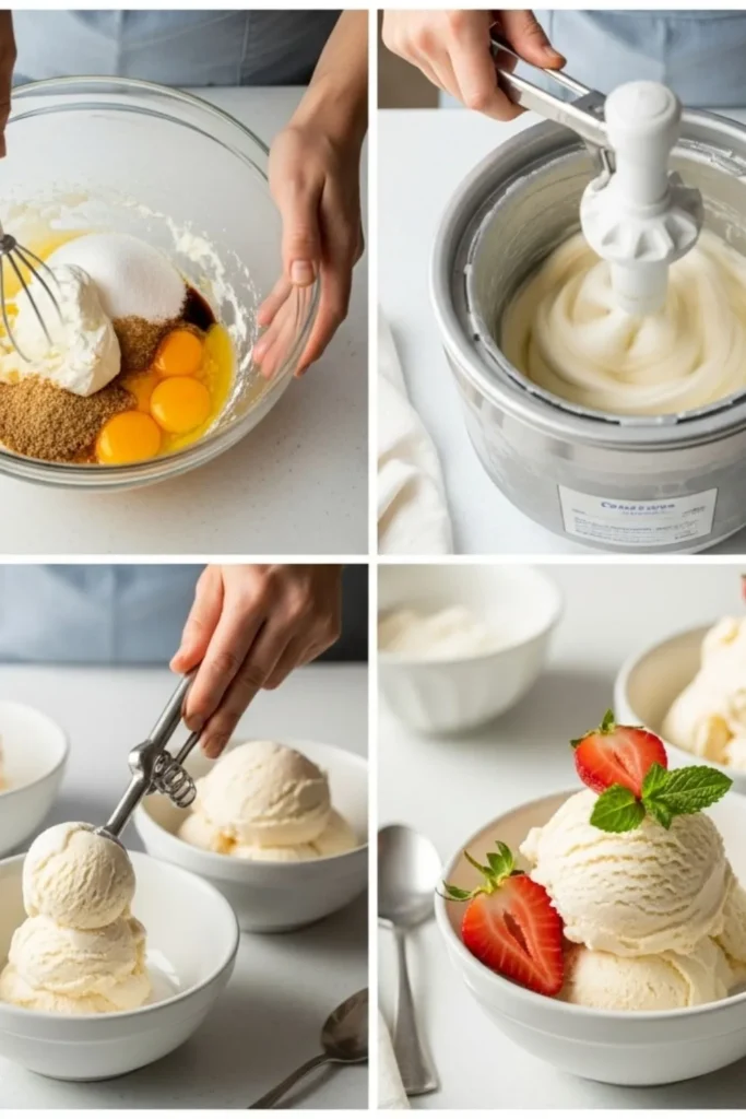 Homemade Vanilla Ice Cream