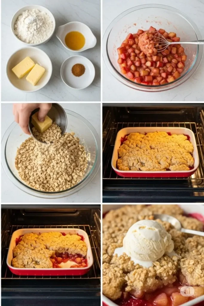 Pioneer Woman Rhubarb Cobbler