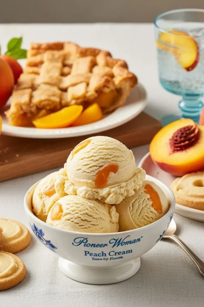 Pioneer Woman Peach Ice Cream