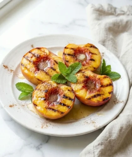 Pioneer Woman Grilled Peaches