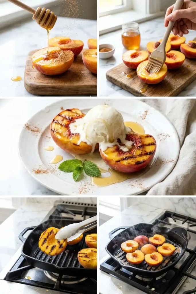 Pioneer Woman Grilled Peaches
