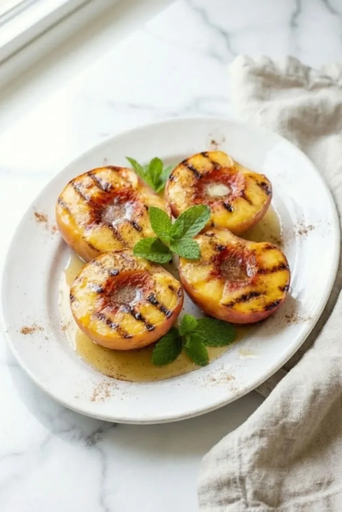 Pioneer Woman Grilled Peaches