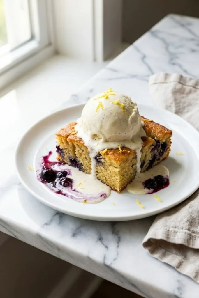 Pioneer Woman Lemon-Blueberry Sheet Cake