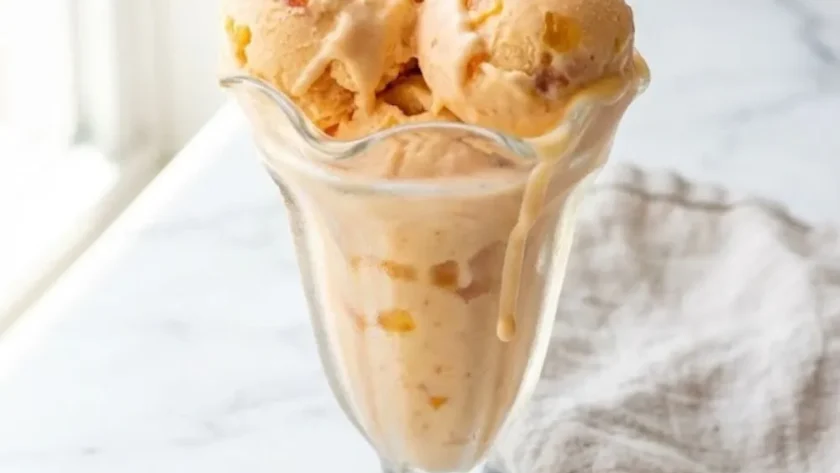 Pioneer Woman Peach Ice Cream