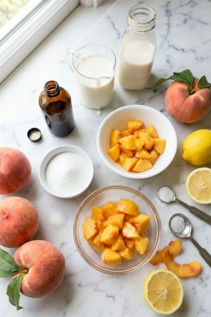 Pioneer Woman Peach Ice Cream