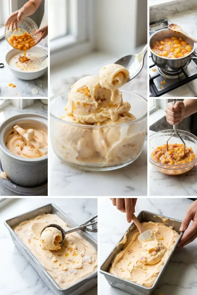 Pioneer Woman Peach Ice Cream