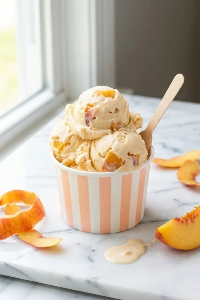 Pioneer Woman Peach Ice Cream