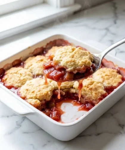 Pioneer Woman Rhubarb Cobbler