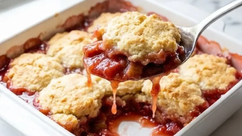 Pioneer Woman Rhubarb Cobbler