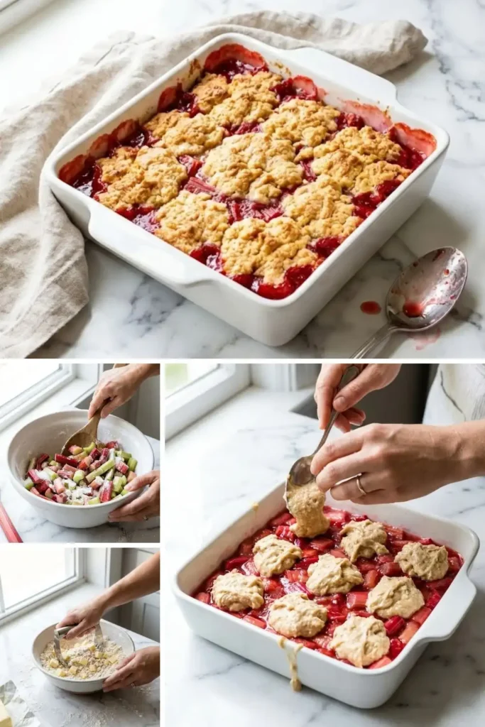 Pioneer Woman Rhubarb Cobbler