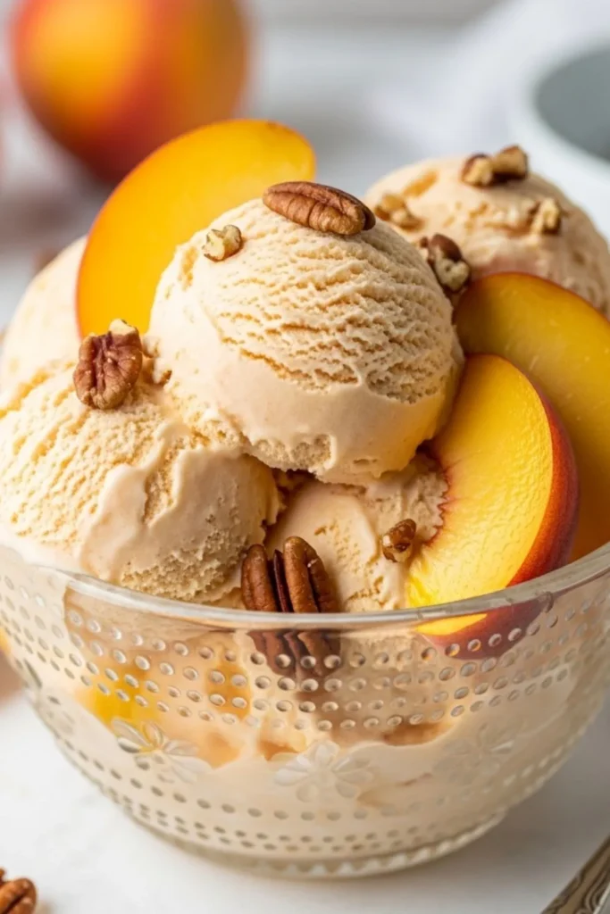 Pioneer Woman Peach Ice Cream