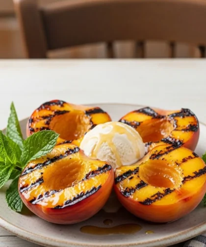 Pioneer Woman Grilled Peaches